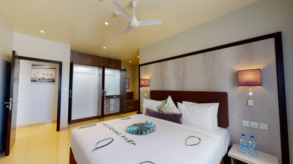 Aura Suites Dar-es-Salaam Studio Suites Bedroom