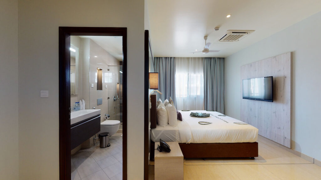 Aura Suites Dar-es-Salaam Studio Suites Bedroom