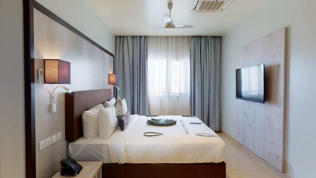 Aura Suites Dar-es-Salaam Studio Suites Bedroom